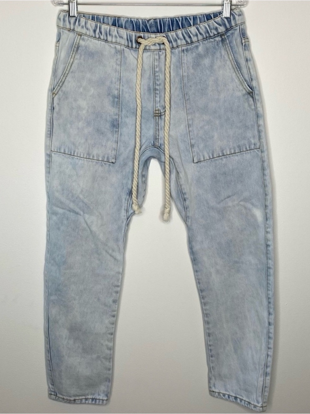 ONE TEASPOON SHABBIES DRAWSTRING BOYFRIEND JEAN-SALTY DOG NWOT S